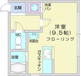 プライムハウスN34の物件間取画像